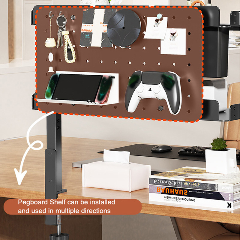 Clamp-on 14 inch Above Below D - Gaming Accessories Rack 评论和价格
