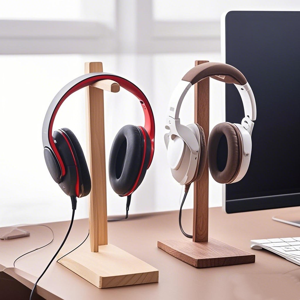Wood Headphone Stand Earphone  - Gaming Accessories Rack 评论和价格