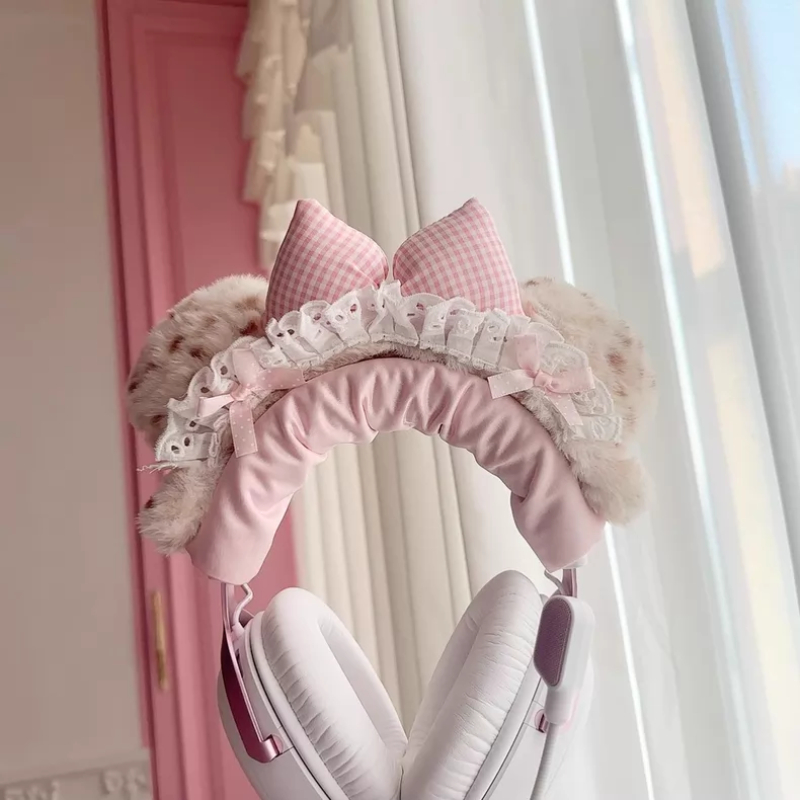 Ruffled Edge Lace Head Mounted - Gaming Accessories Rack 评论和价格