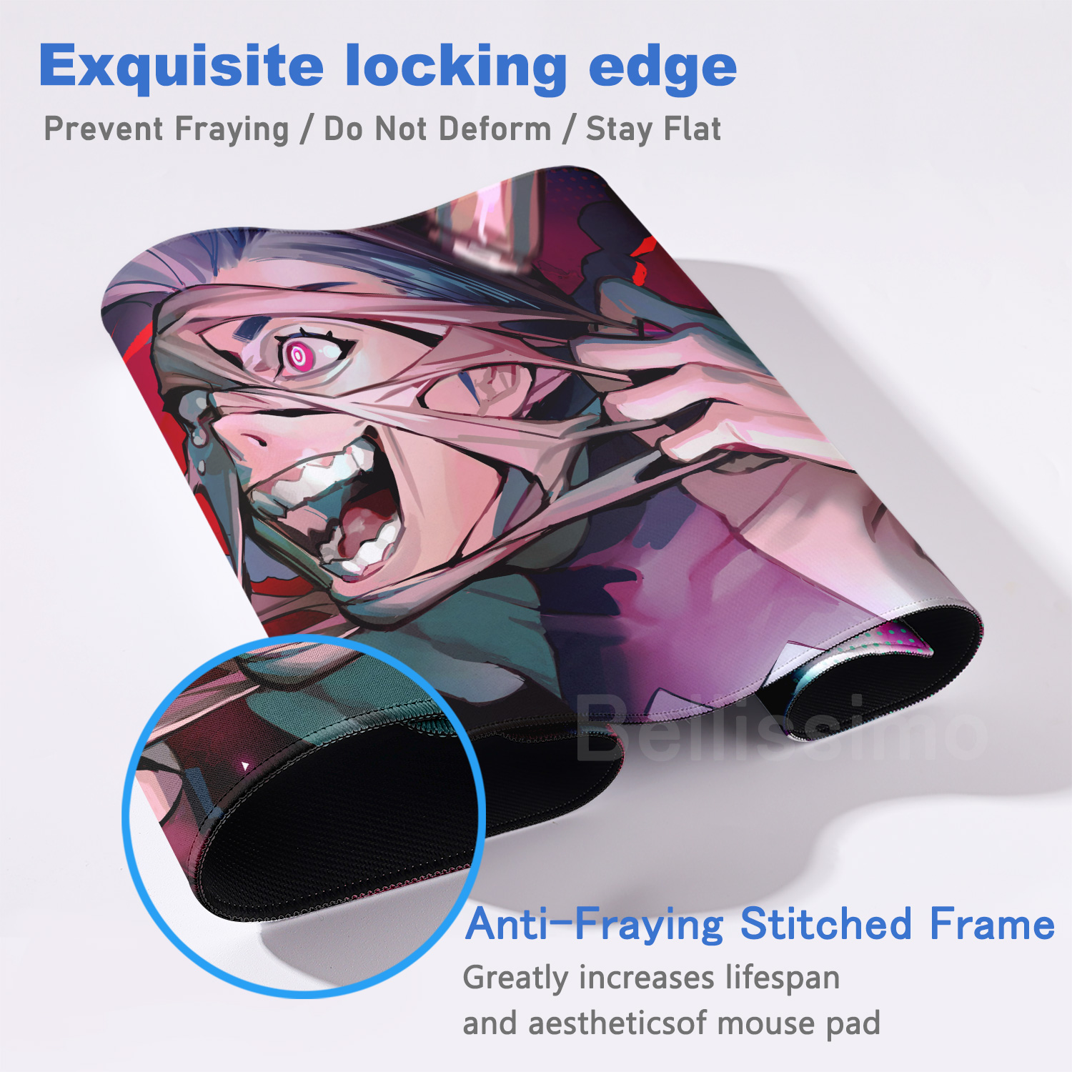 LOL Arcane Mouse Pad Jinx Mats - Jinx Gaming Accessories 评论和价格