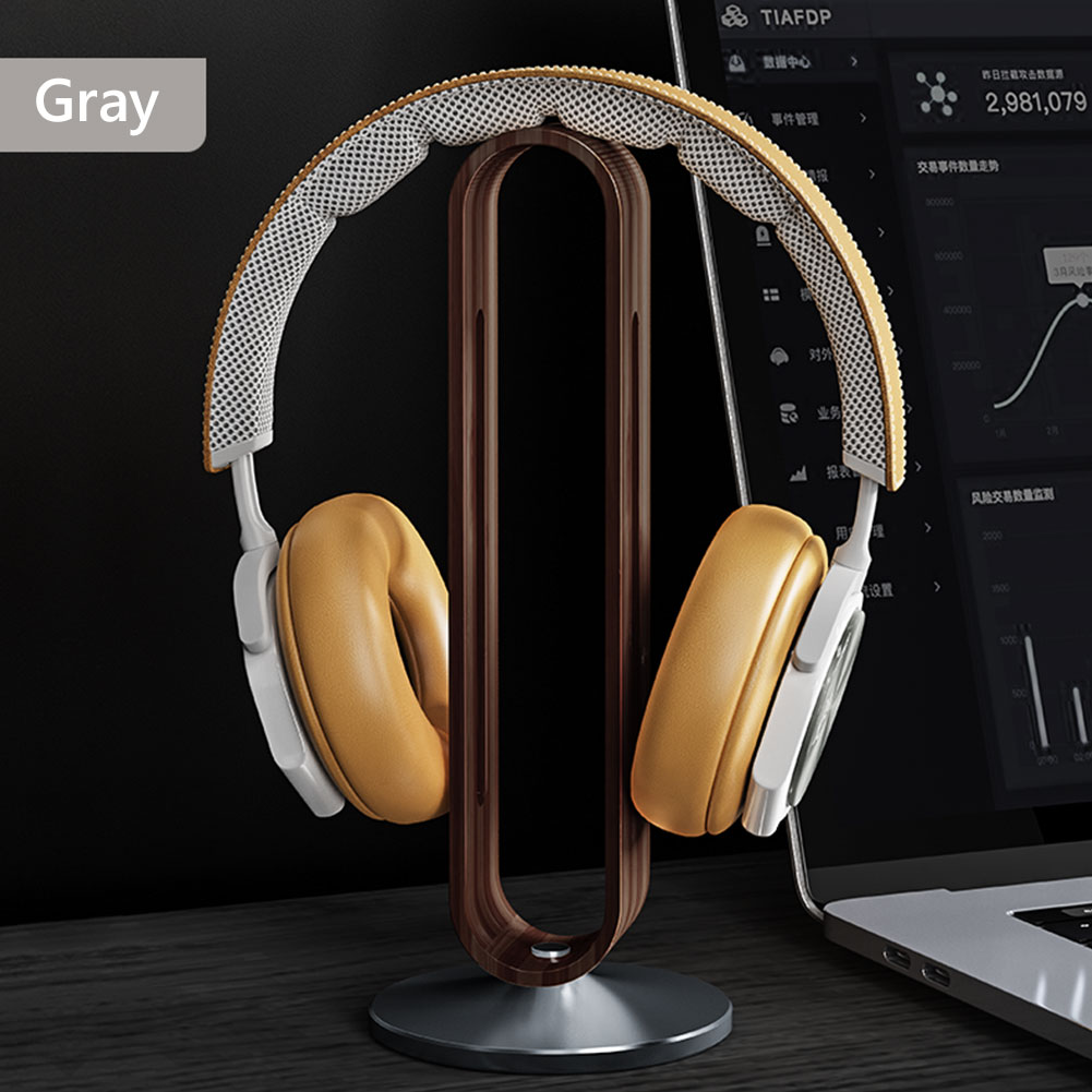 Bamboo Wood Headphone Stand De - Gaming Accessories Rack 评论和价格