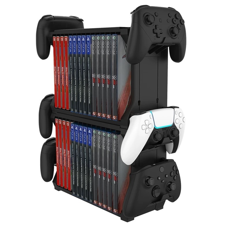 Game Storage Rack with Control - Gaming Accessories Rack 评论和价格