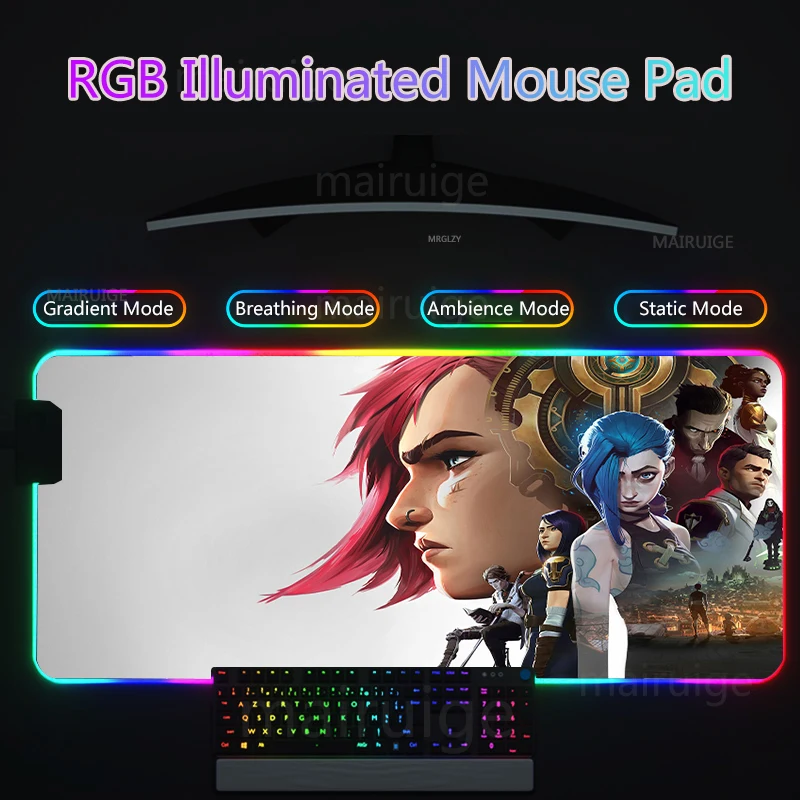 Arcane MousePad RGB Led Mouse  - Jinx Gaming Accessories 评论和价格
