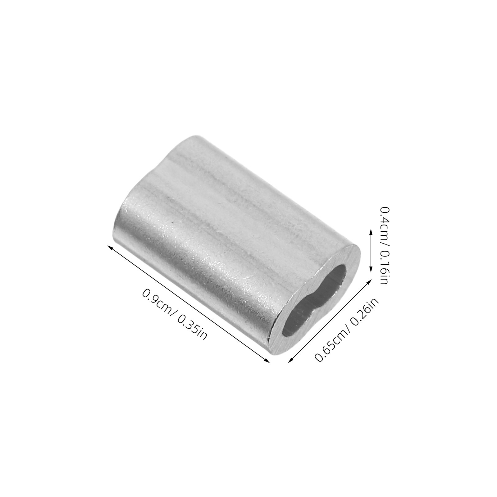 200Pcs Aluminum Crimping Loop  - Sleeved Cable Kit 评论和价格