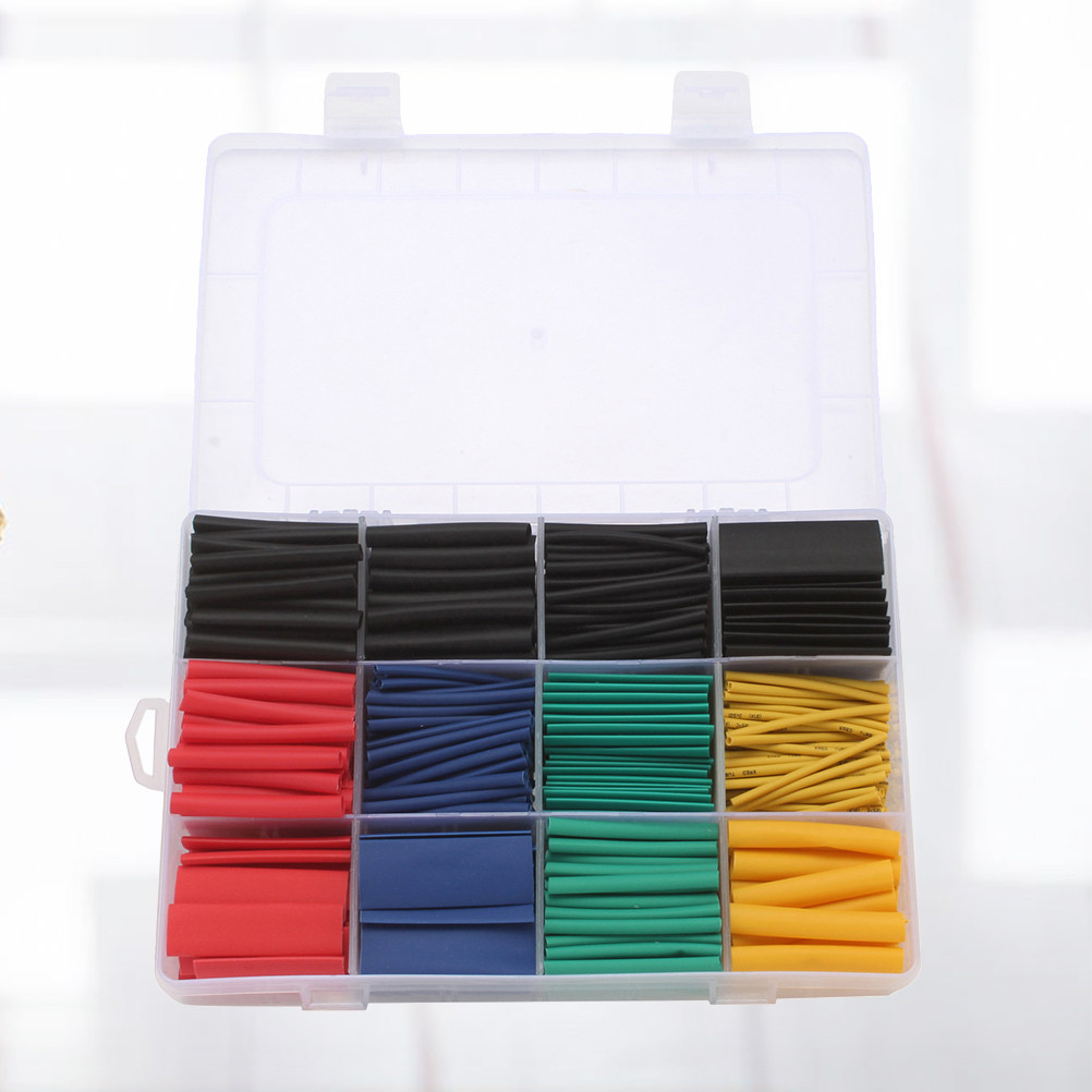 530Pcs Heat Shrink Tubing Poly - Sleeved Cable Kit 评论和价格