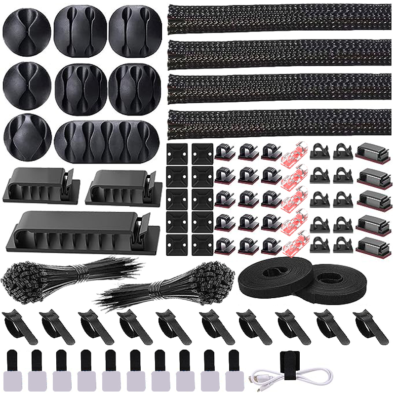 282/352/367 Pcs Cable Organize - Sleeved Cable Kit 评论和价格